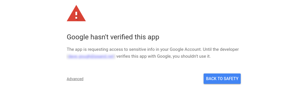 Google account verification